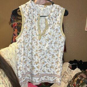 Lucky Brand Sleeveless Top Sm